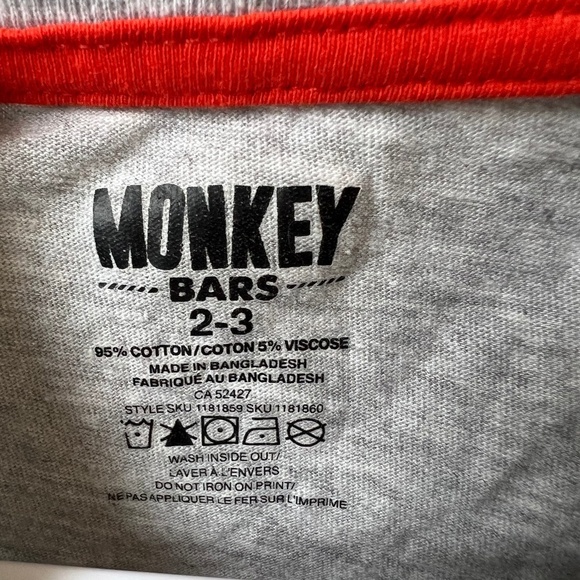 3/$10 Monkey Bars size 2/3 T-shirt - Picture 4 of 4